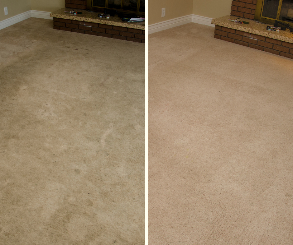 before and after carpet cleaning images in San Francisco CA